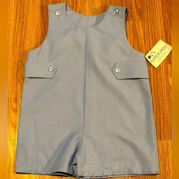Little Ones Light Blue One Piece Romper for Toddlers - Size 4T - New w/ Tags - Picture 1 of 6